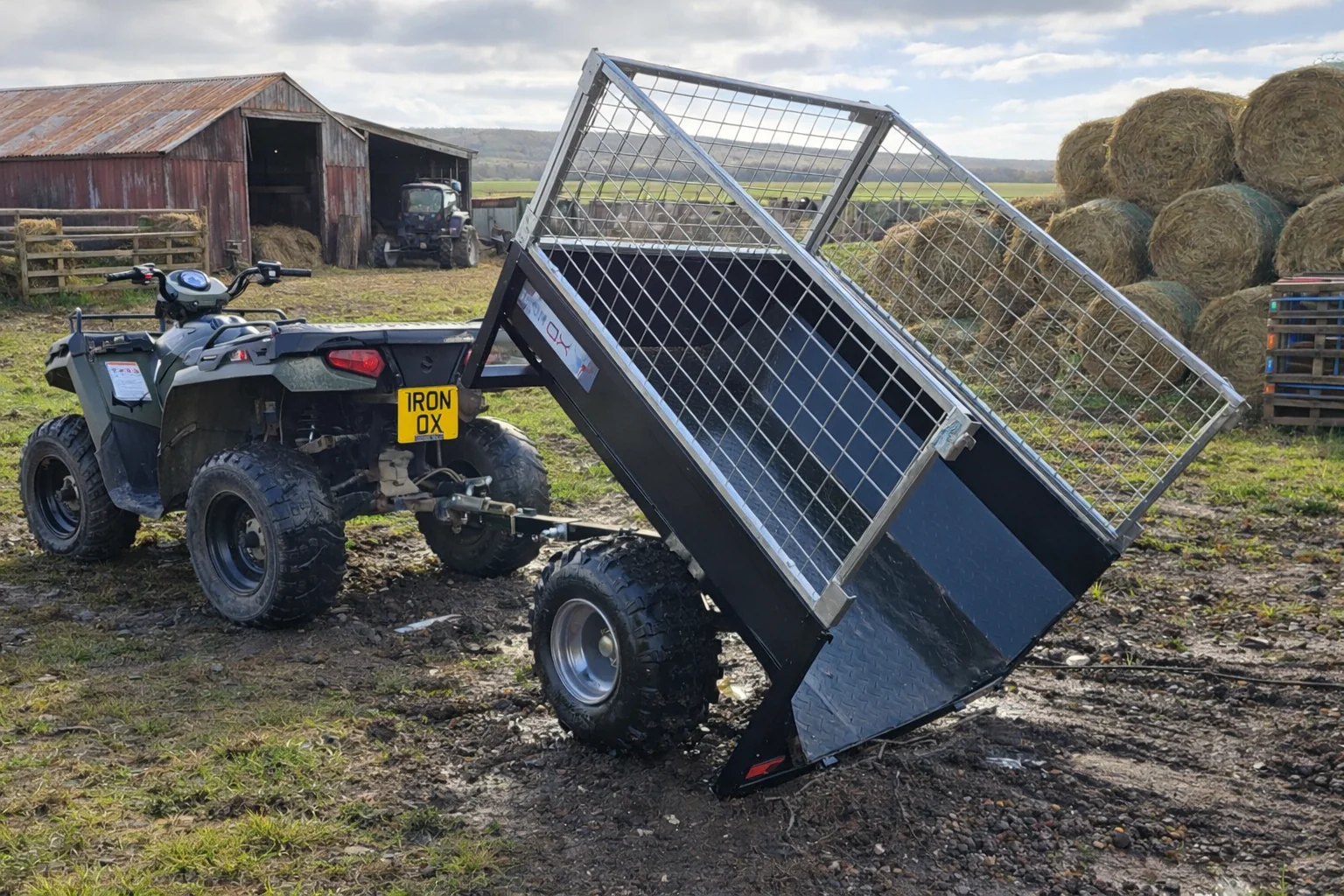 All-Terrain ATV & Farm Tipping Trailer | Heavy-Duty Utility Trailer - Trail 4 - Image 2