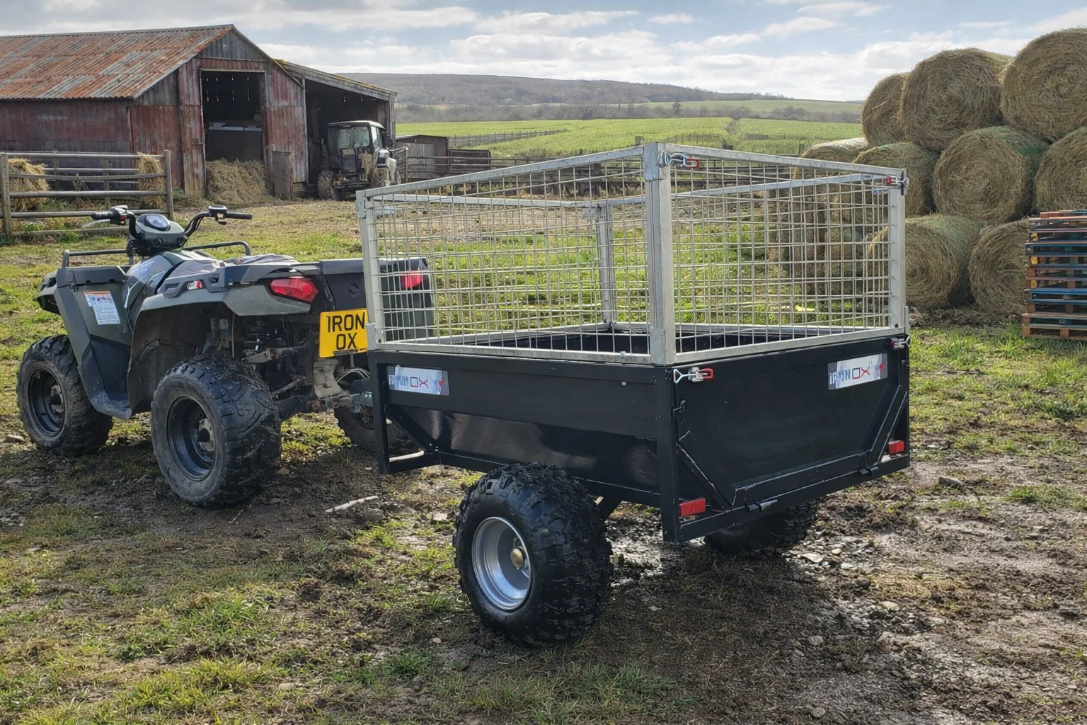 All-Terrain ATV & Farm Tipping Trailer | Heavy-Duty Utility Trailer - Trail 4 - Image 4