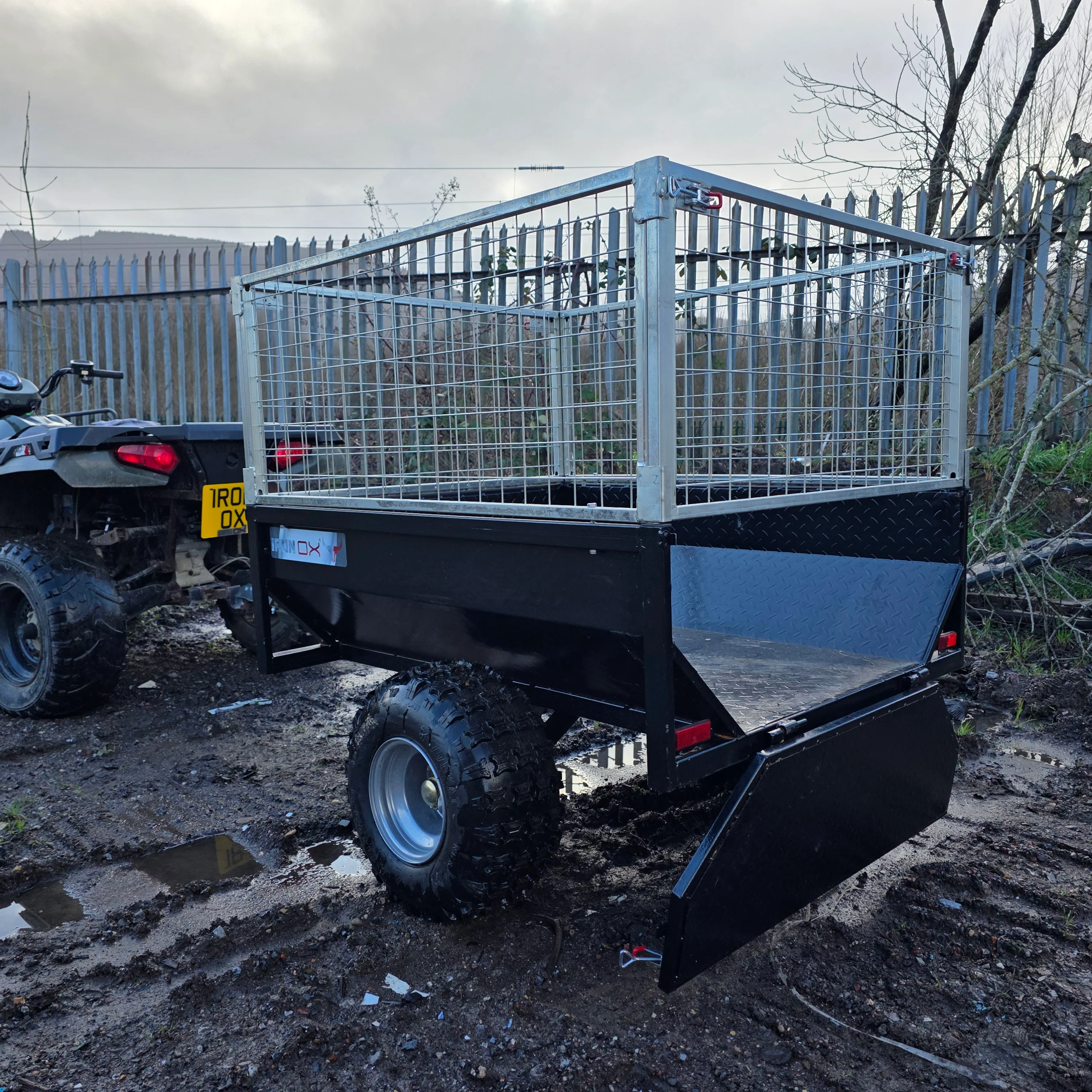 All-Terrain ATV & Farm Tipping Trailer | Heavy-Duty Utility Trailer - Trail 4 - Image 5
