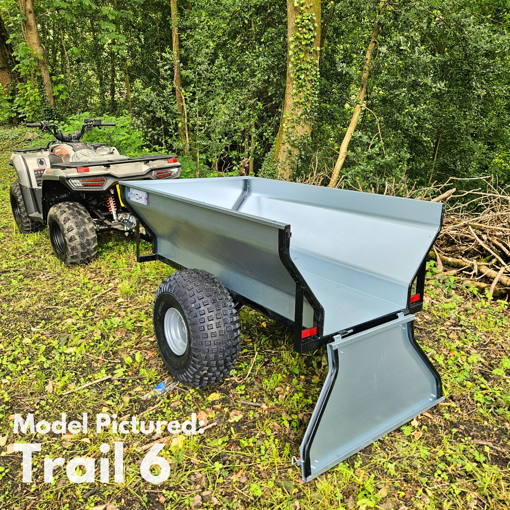 All-Terrain ATV & Farm Tipping Trailer | Heavy-Duty Utility Trailer - Trail 6 - Image 3
