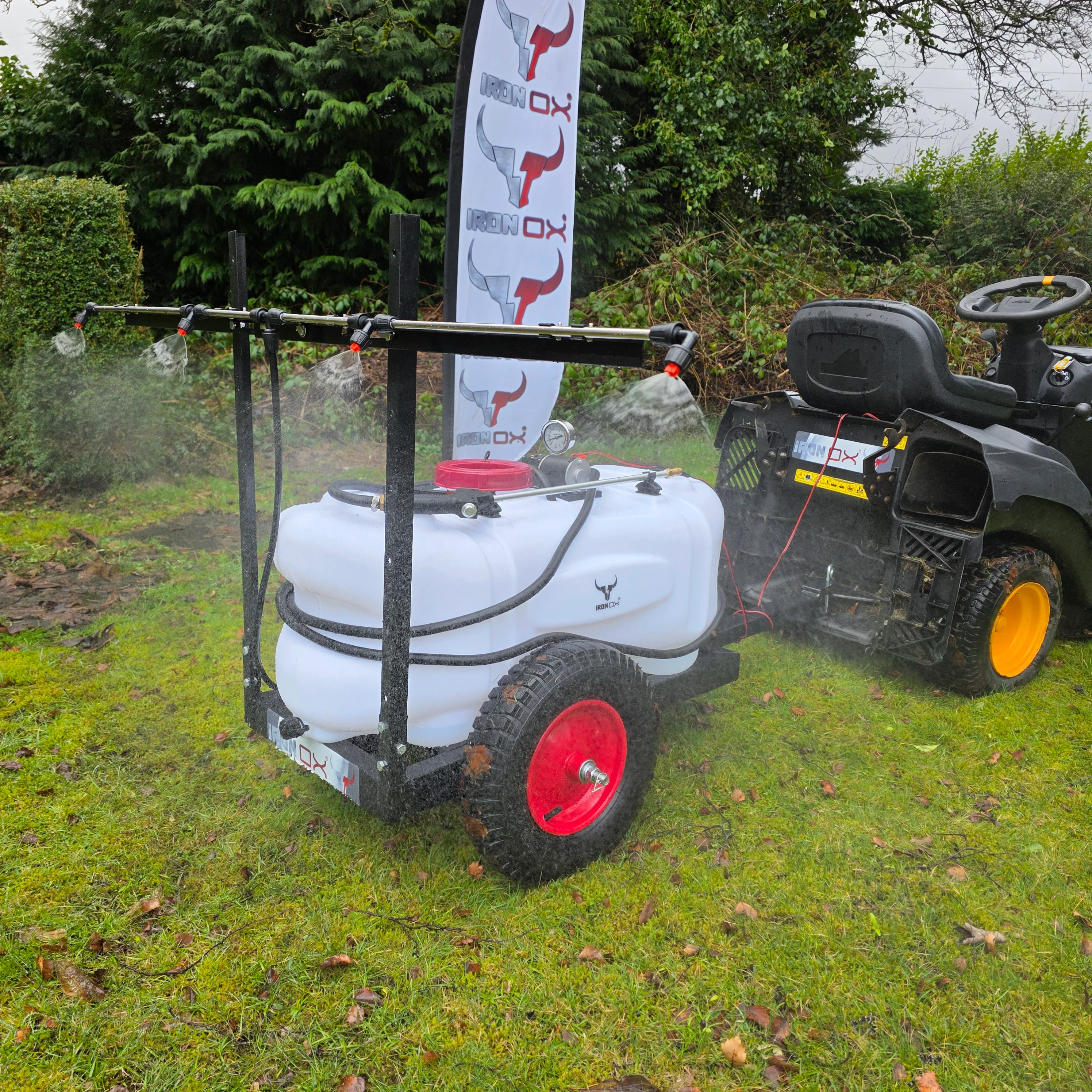 Tow Behind ATV Sprayer 100L – Lance + 1.6m Boom Quad Bike Trailer Sprayer for Fields, Paddocks & Estate Use - Image 2
