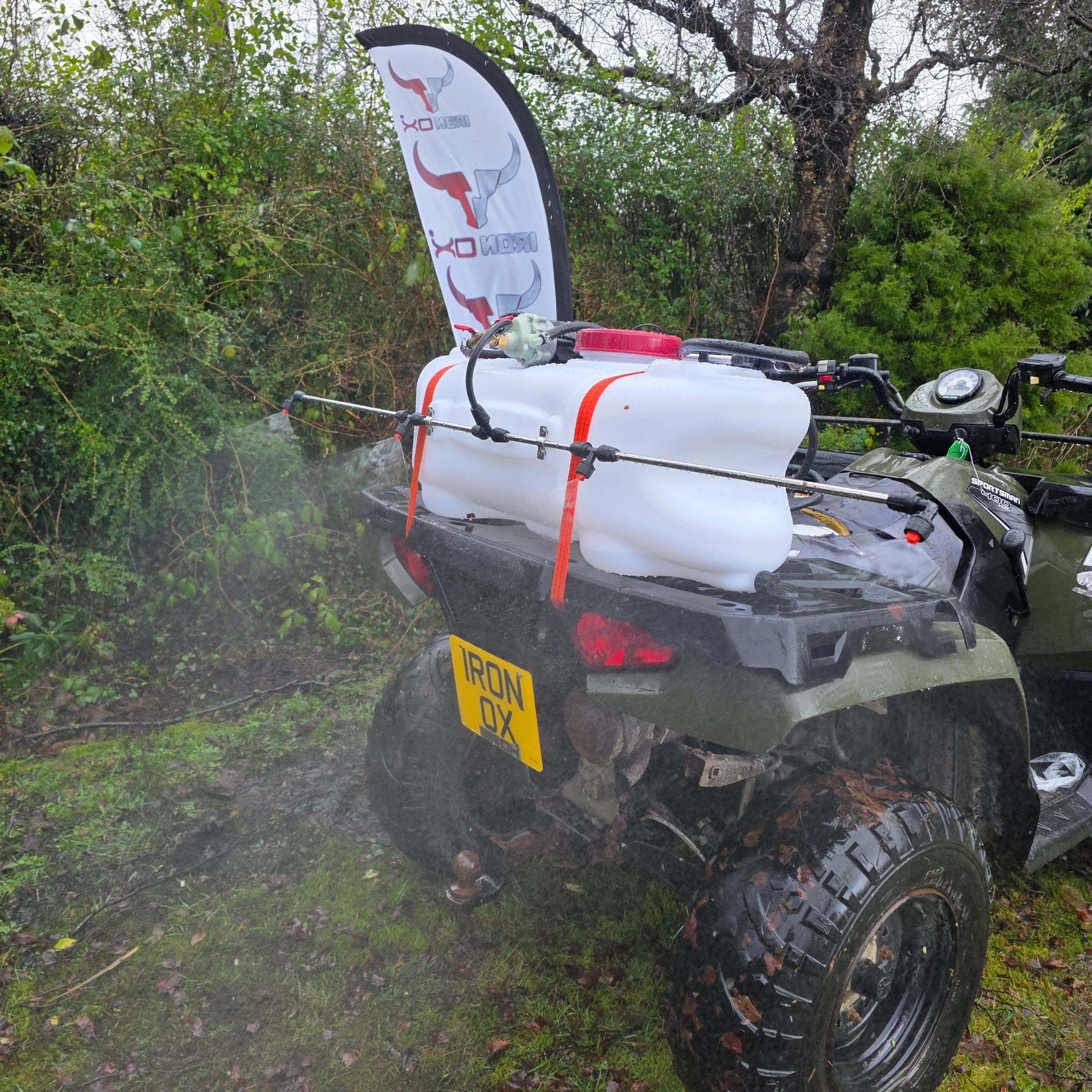 ATV Quad Bike Sprayer 60L – Hand Lance + 1.6m Boom for Weed & Paddock Spraying UK - Image 2