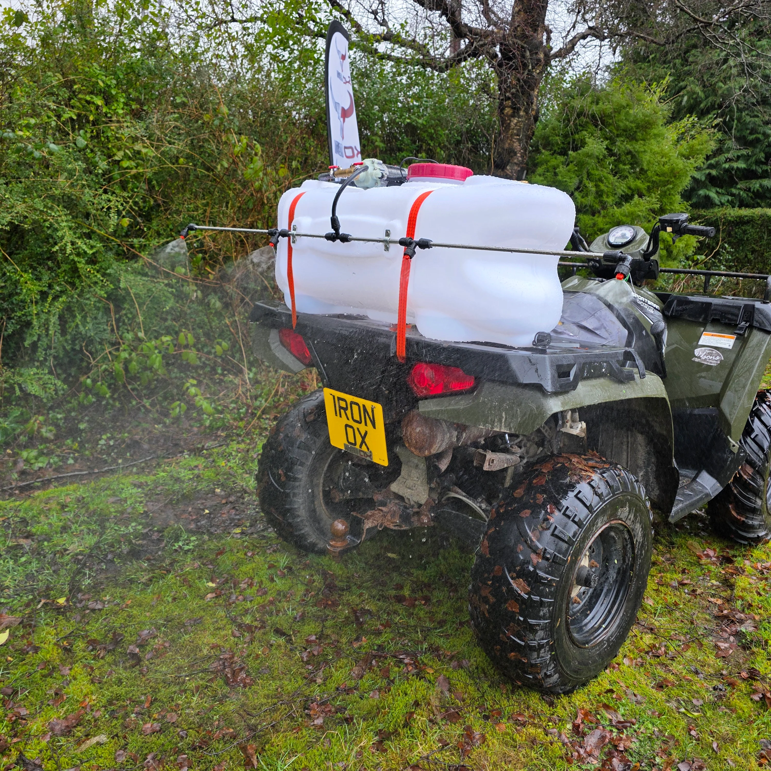 ATV Quad Bike Sprayer 100L – Hand Lance + 1.6m Boom for Weed & Paddock Spraying UK - Image 3