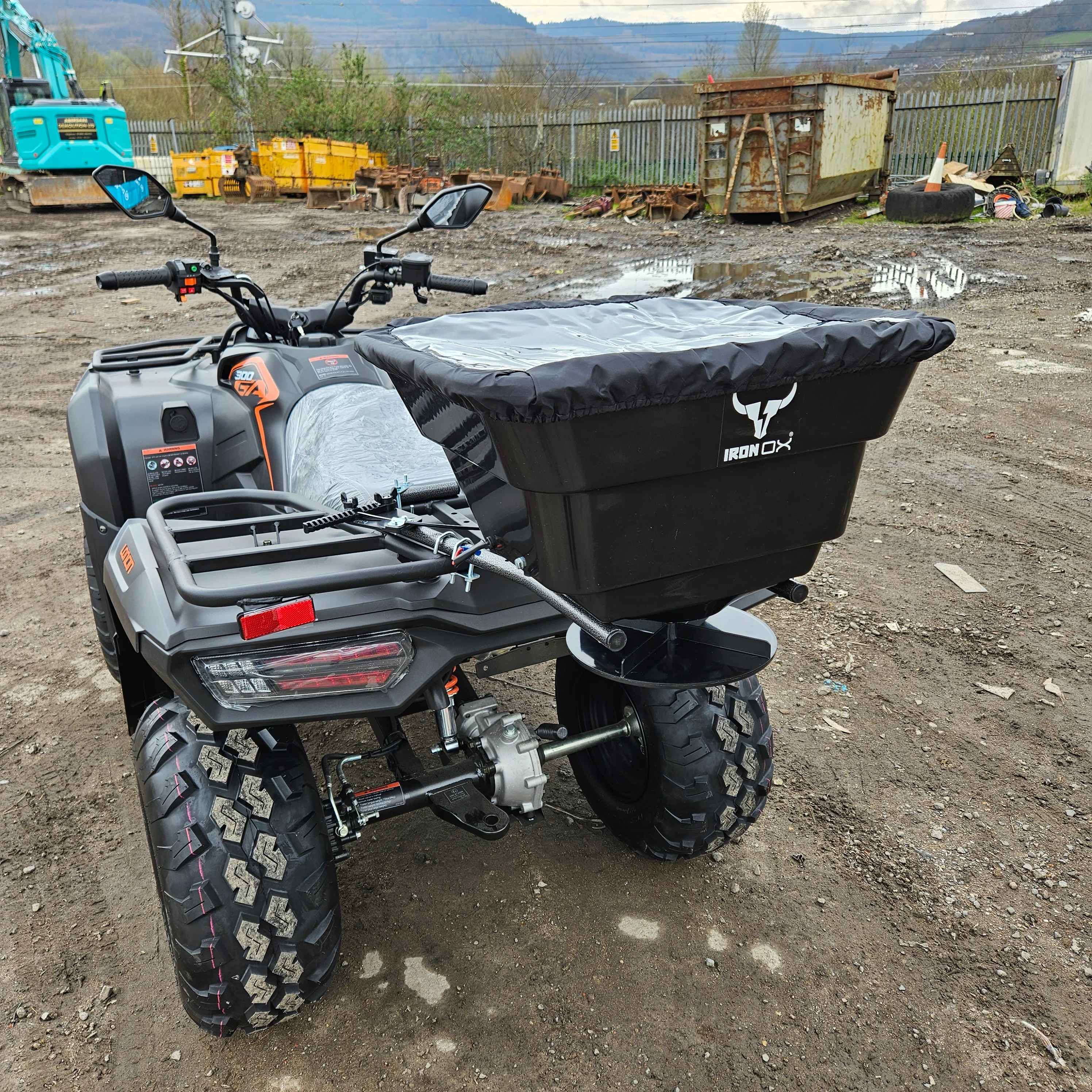 ATV Quad Bike Seed Feed Fertiliser Spreader 12V - Image 2