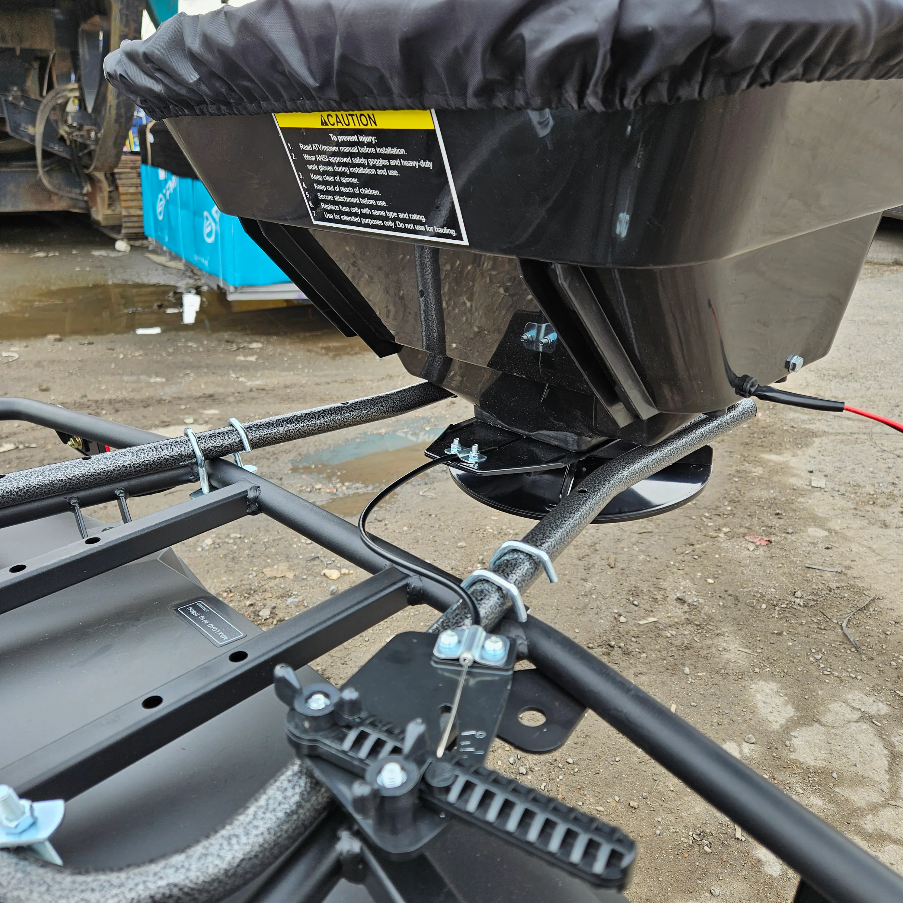 ATV Quad Bike Seed Feed Fertiliser Spreader 12V - Image 4
