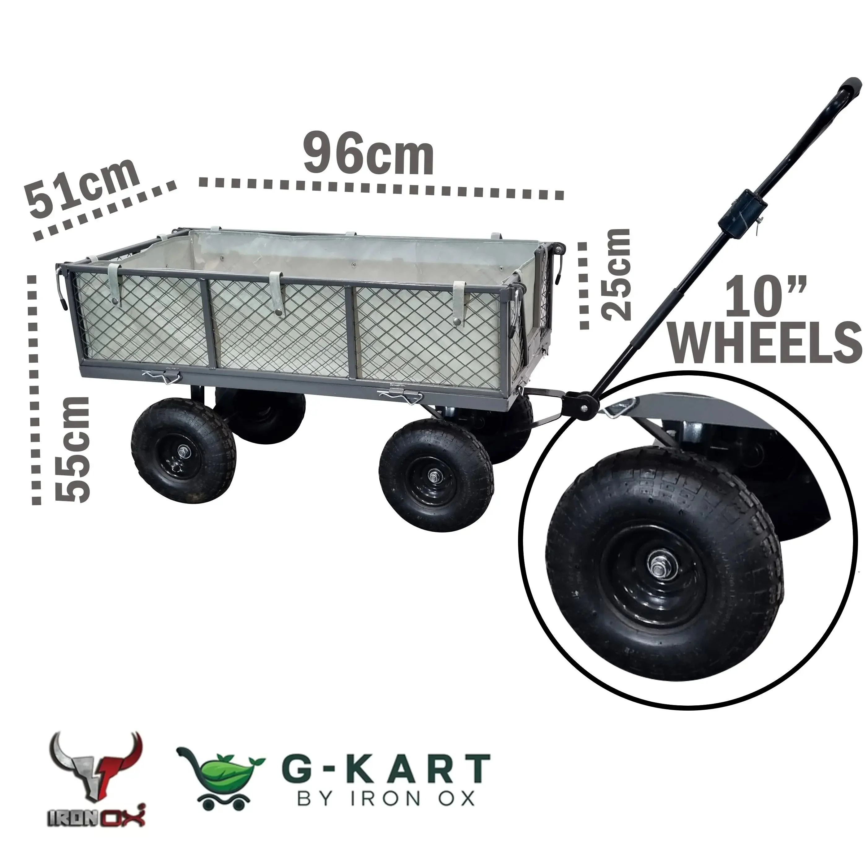 Garden trolley Cart -G-Kart MT600 300KG - Image 3