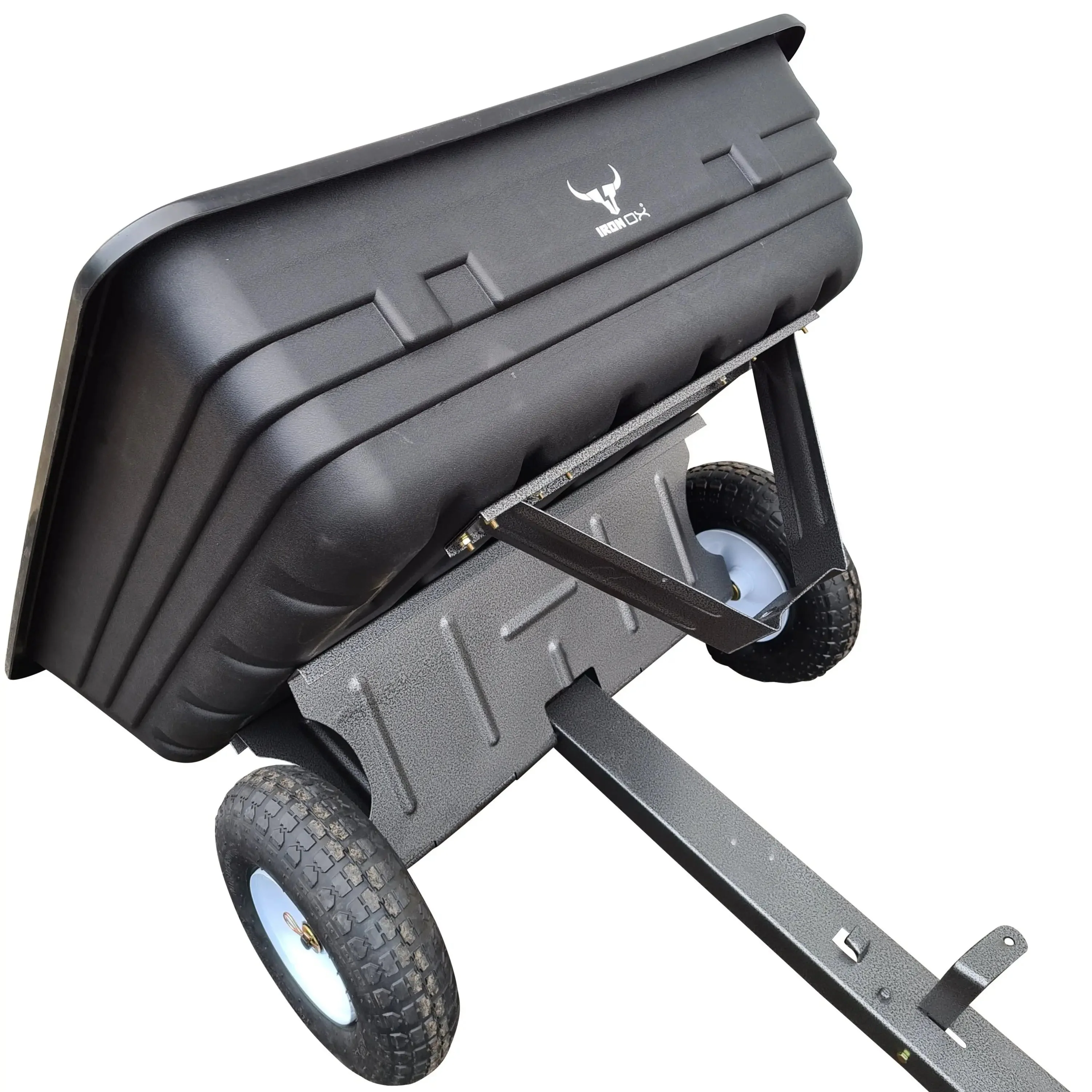 Haul 4 Mower Trailer - Tipping Trailer 400lb Iron Ox - Image 11