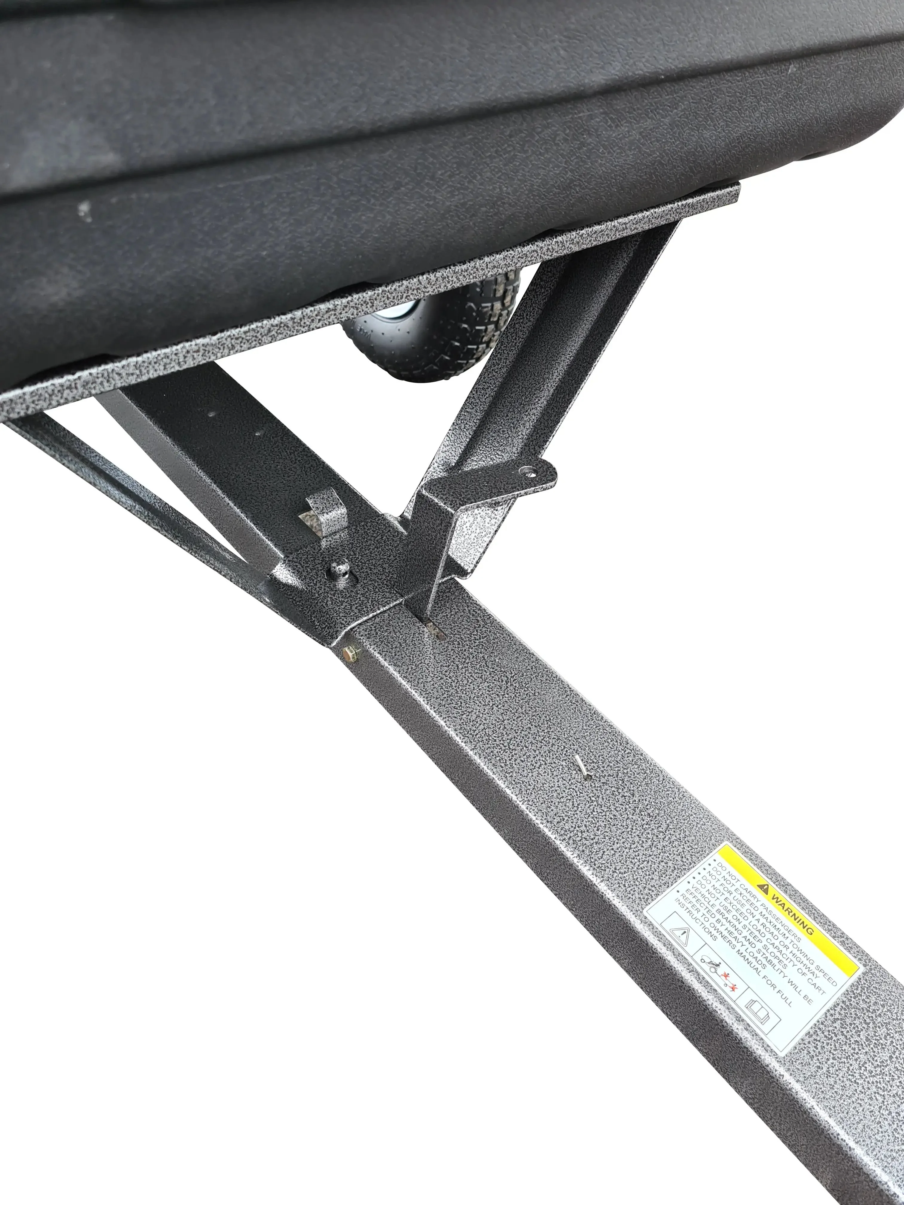 Haul 4 Mower Trailer - Tipping Trailer 400lb Iron Ox - Image 12