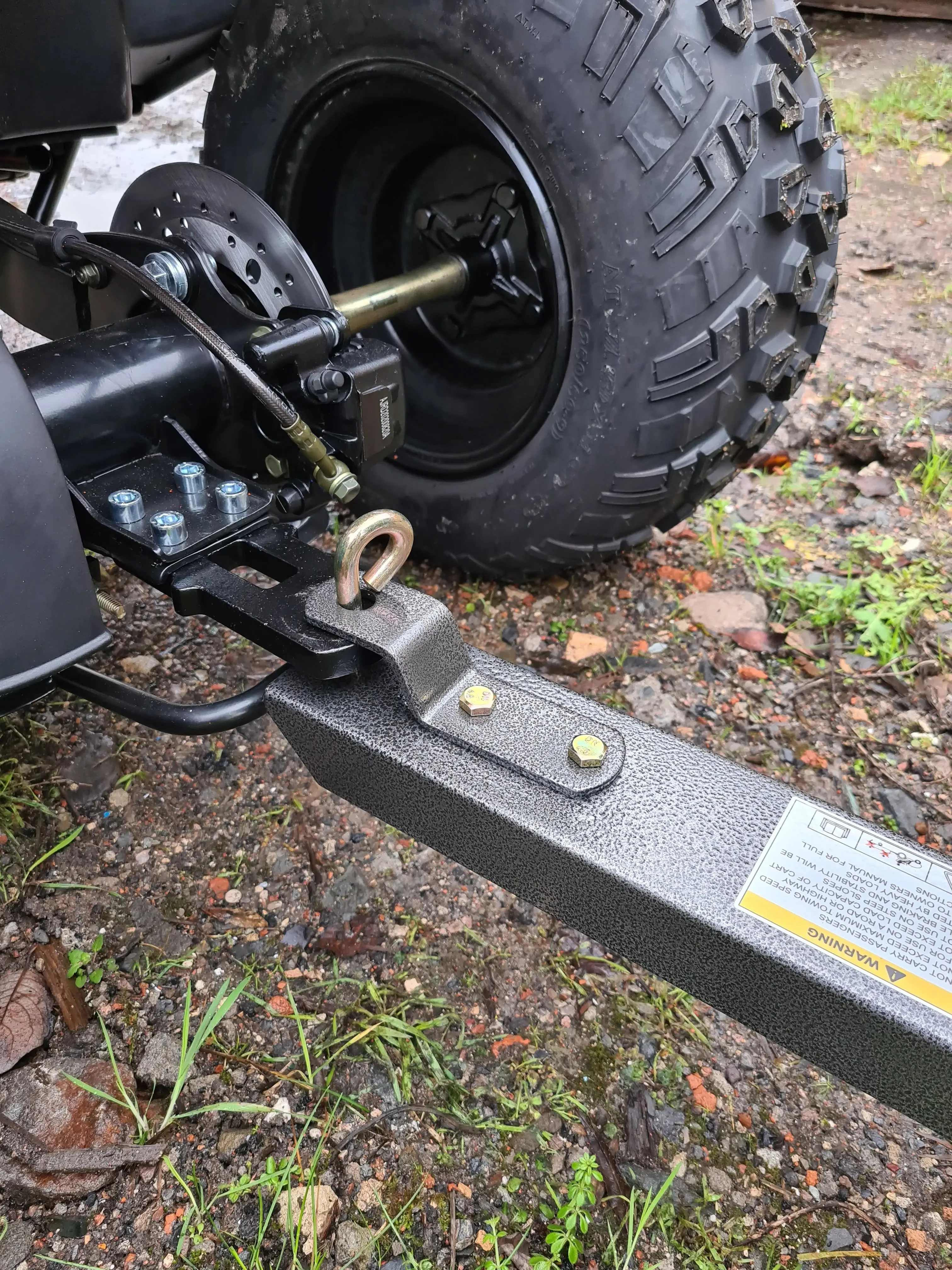 Haul 4 Mower Trailer - Tipping Trailer 400lb Iron Ox - Image 13