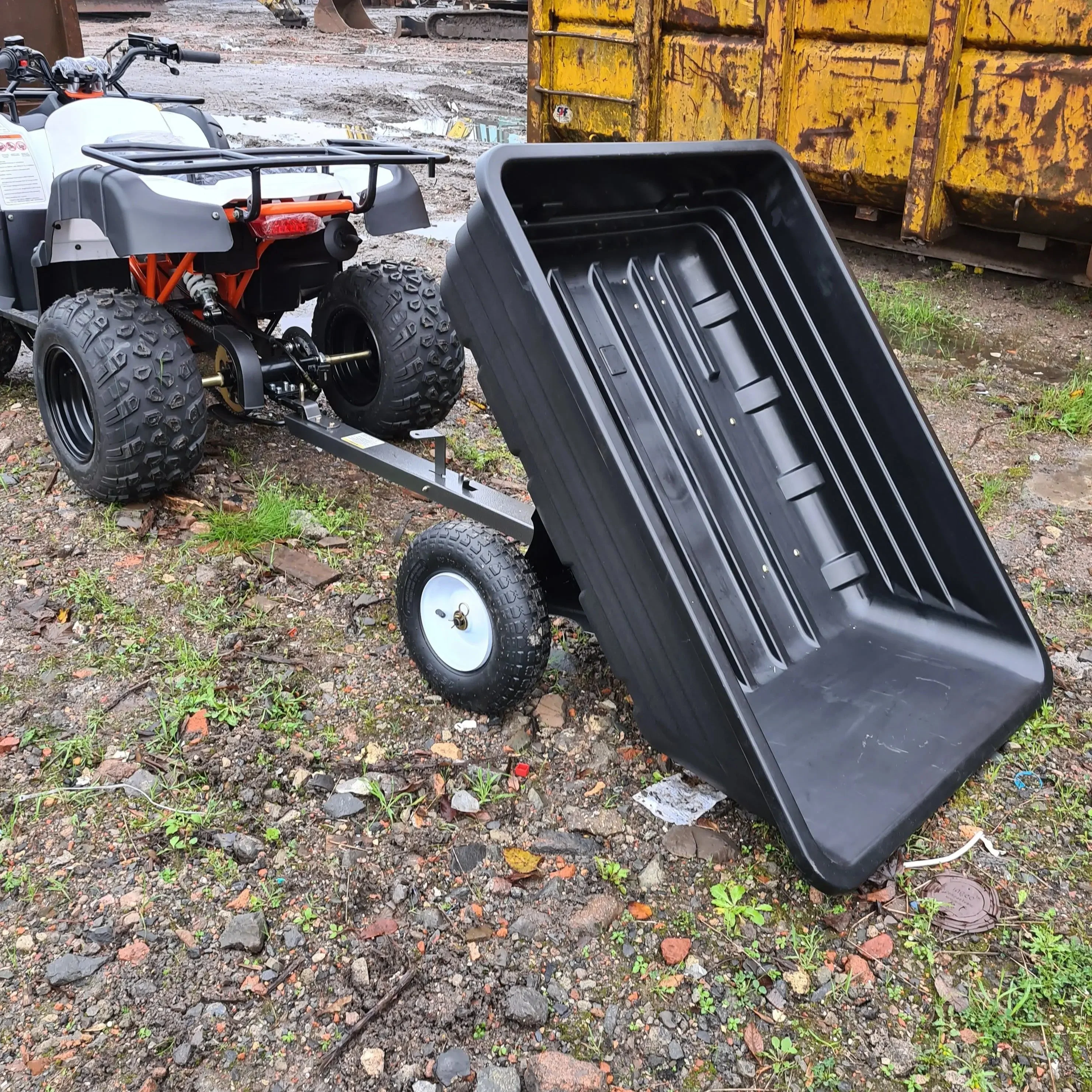 Haul 4 Mower Trailer - Tipping Trailer 400lb Iron Ox - Image 7