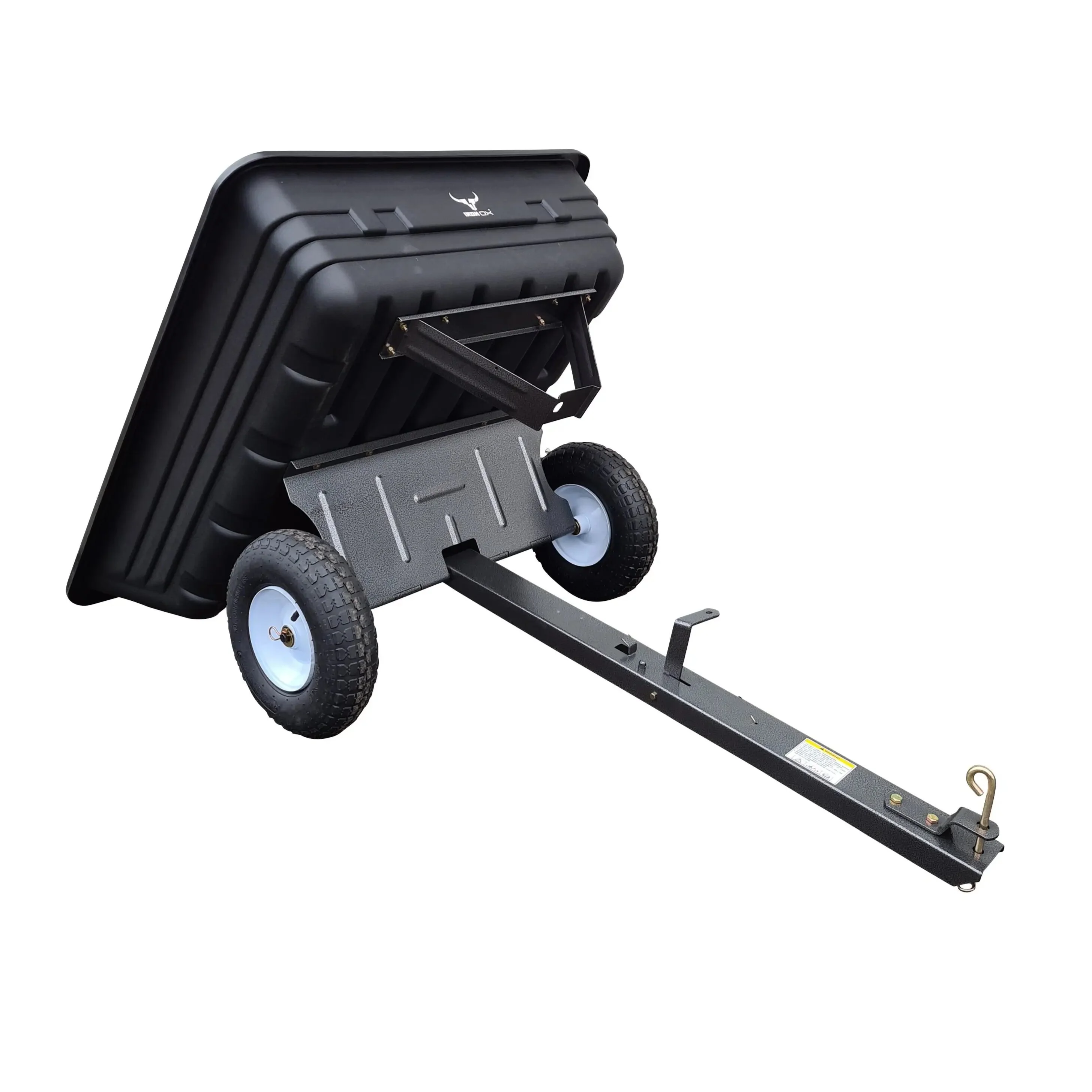 Haul 4 Mower Trailer - Tipping Trailer 400lb Iron Ox - Image 9