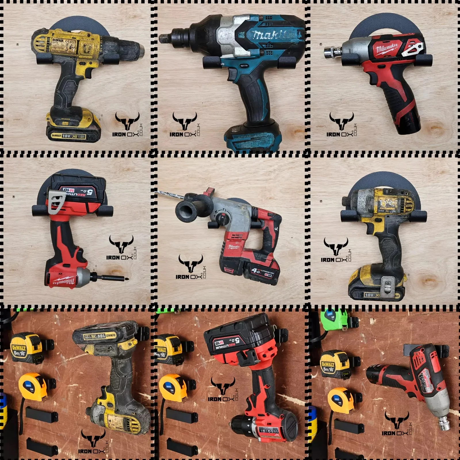 Power Drill & Impact Driver Holder 9 piece Kit - Image 4