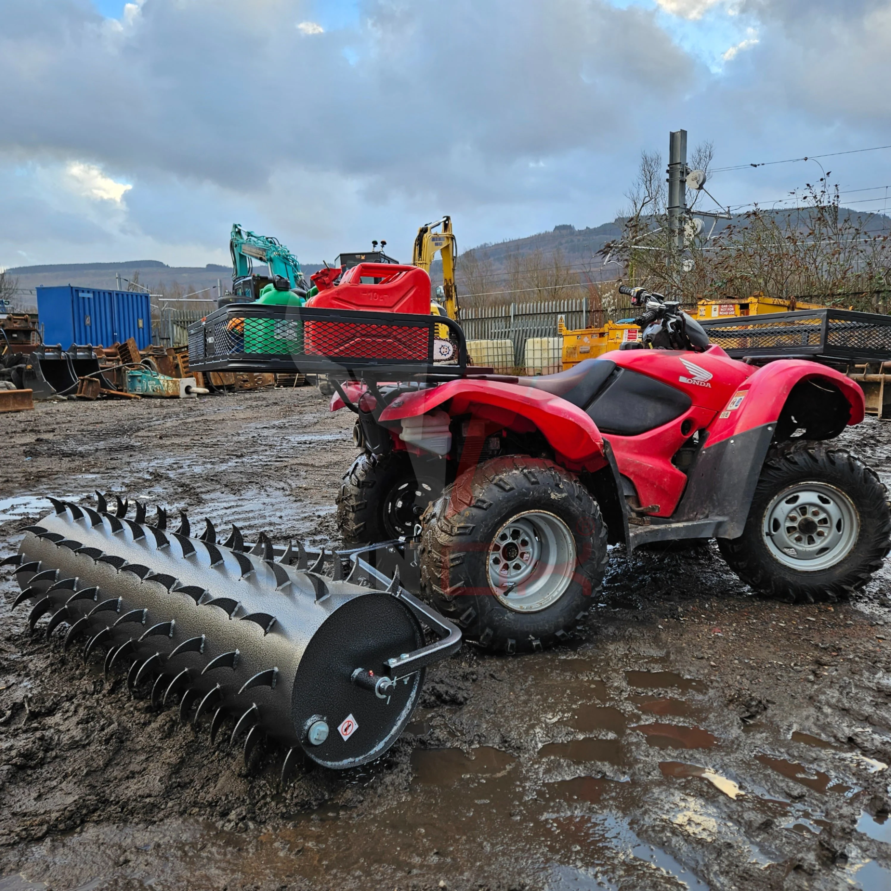 Towable Spiked Roller Aerator 60" Wide - Image 3