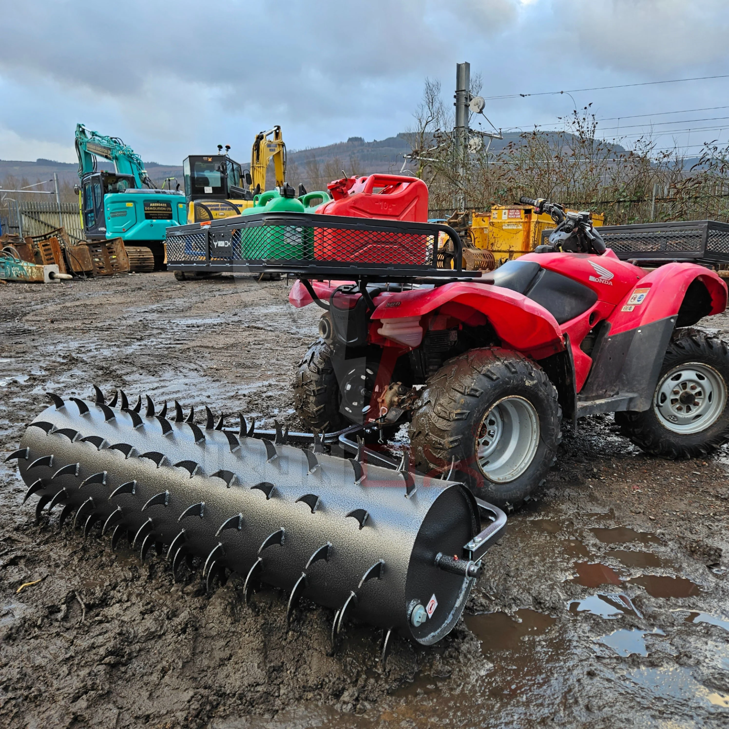 Towable Spiked Roller Aerator 60" Wide - Image 4