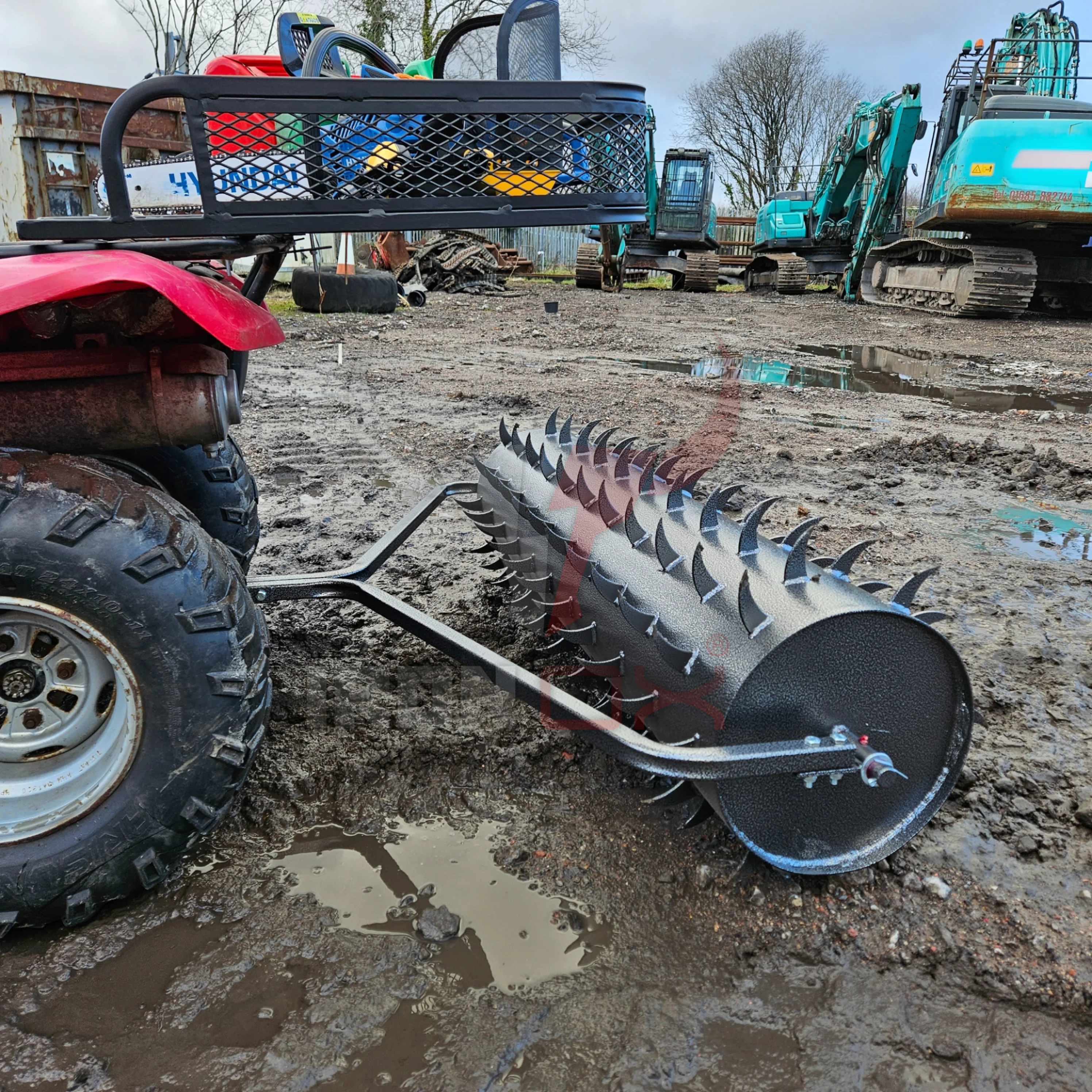 Towable Spiked Roller Aerator 60" Wide - Image 5