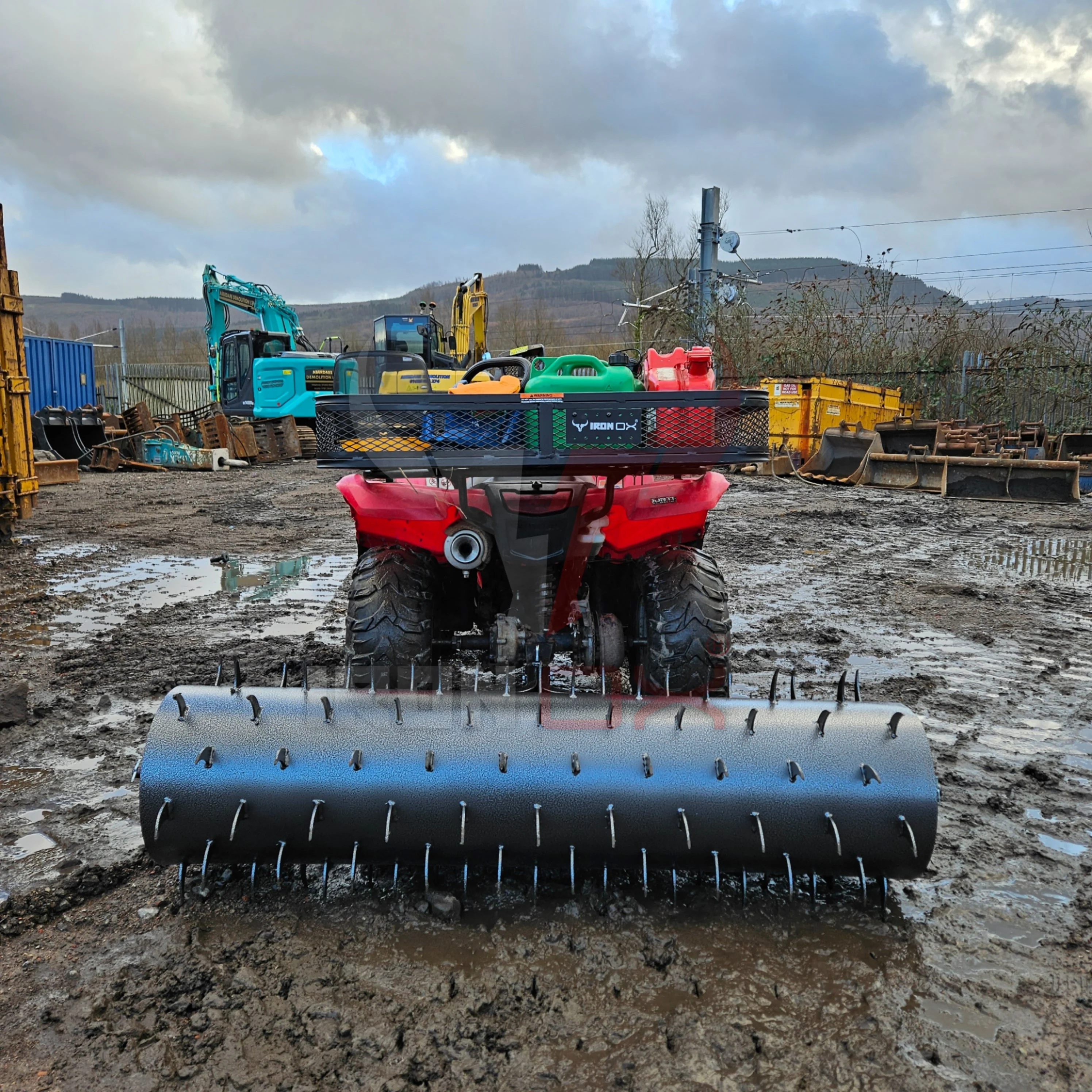 Towable Spiked Roller Aerator 60" Wide - Image 6