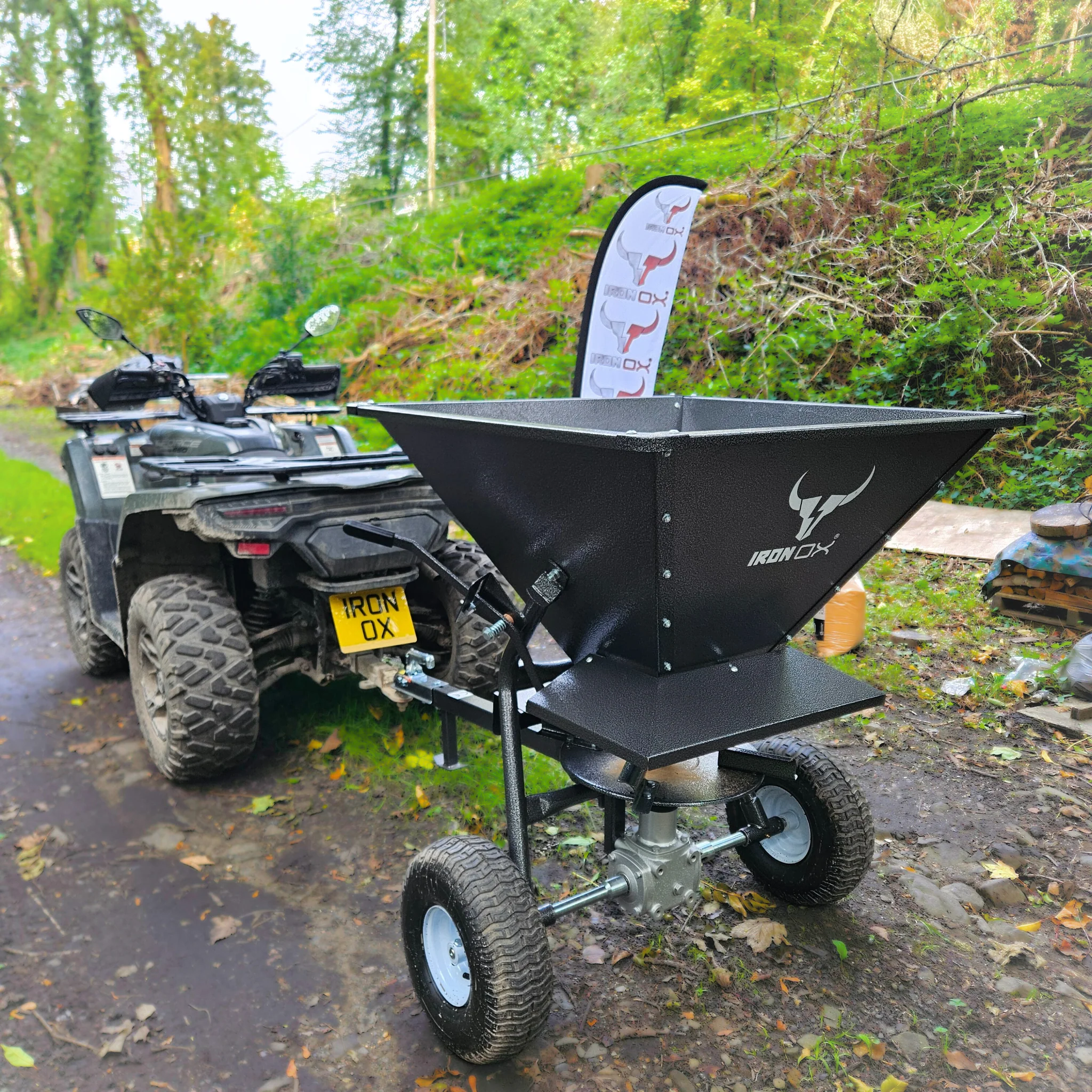 Heavy-Duty Tow-Behind Spreader for ATVs – 350lb Hopper, Wide Coverage - Image 6