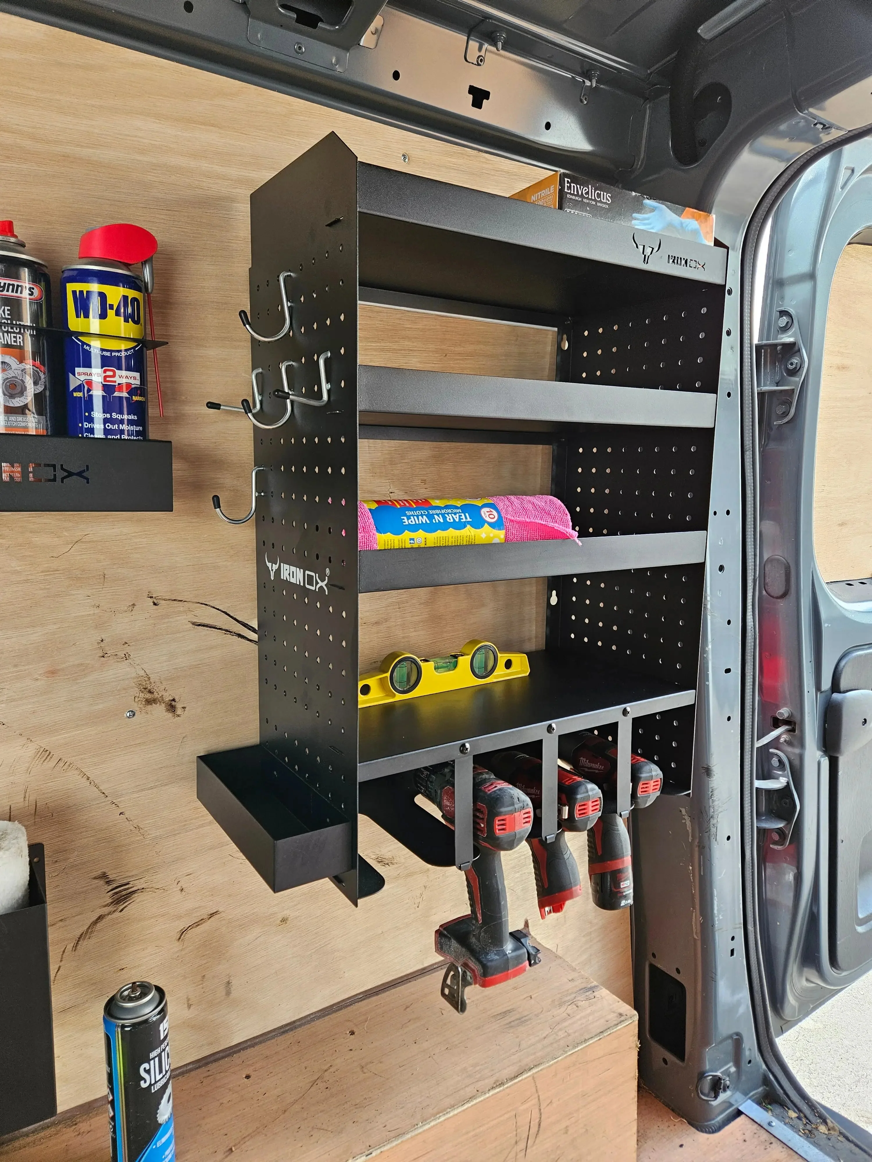 Van Racking Drill & Accessory Shelf for Garages, Workshop - Image 2